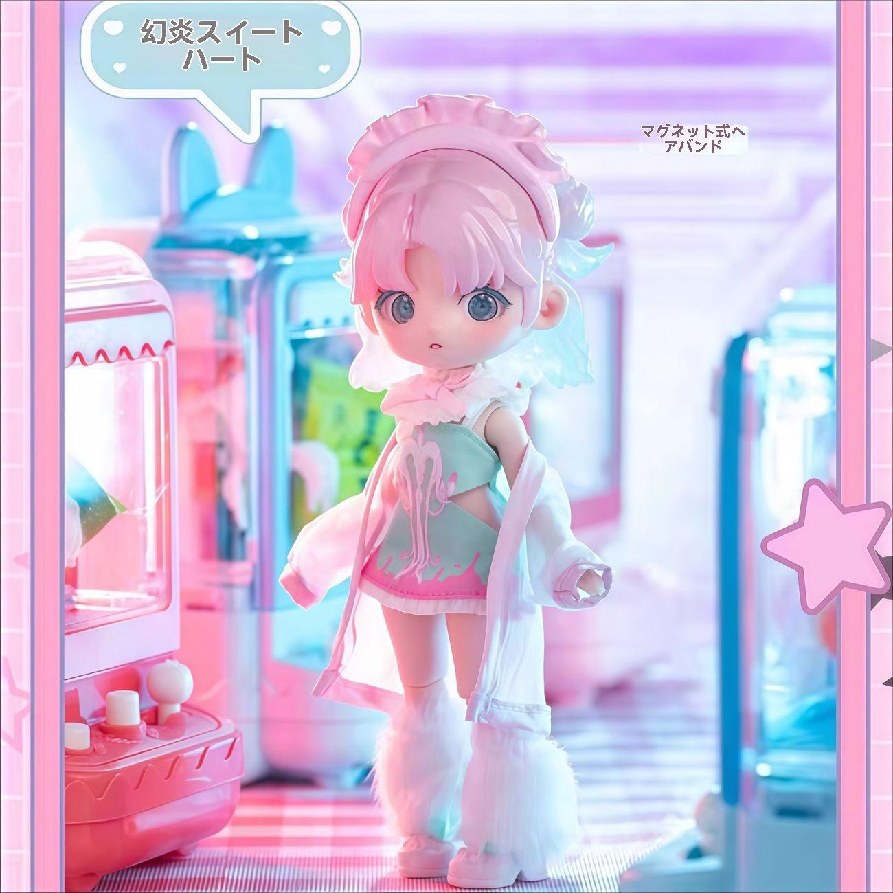 SIMONTOYS 릴로로 이진법 달콤한 과자 시리즈 1/12 스케일 BJD 가동 조인트 인형 세트 포함 컬렉션 선물용으로 최적