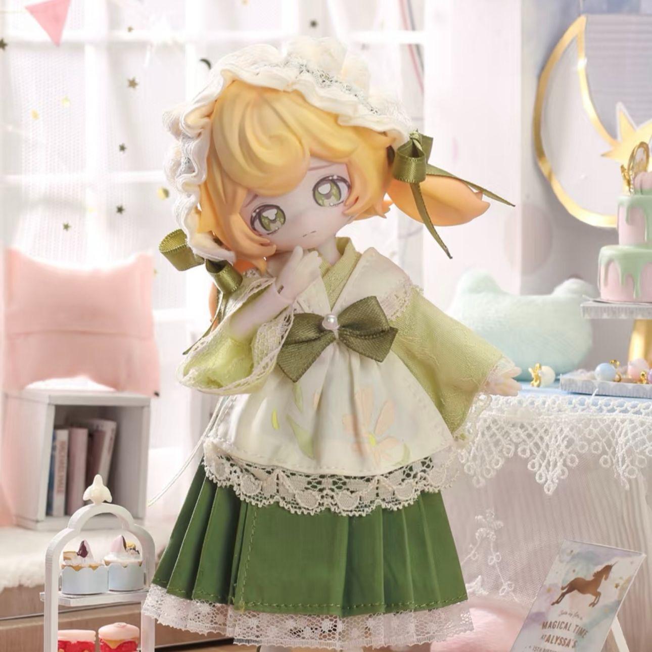 정품 비식용 피규어 12분 bjd 블라인드 박스 츠키토 토끼 포켓몬 가동 피규어 뽑기 선물 여자아이