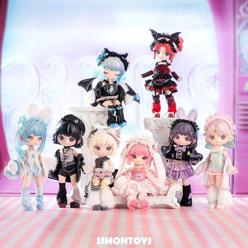 SIMONTOYS 릴로로 이진법 달콤한 과자 시리즈 1/12 스케일 BJD 가동 조인트 인형 세트 포함 컬렉션 선물용으로 최적