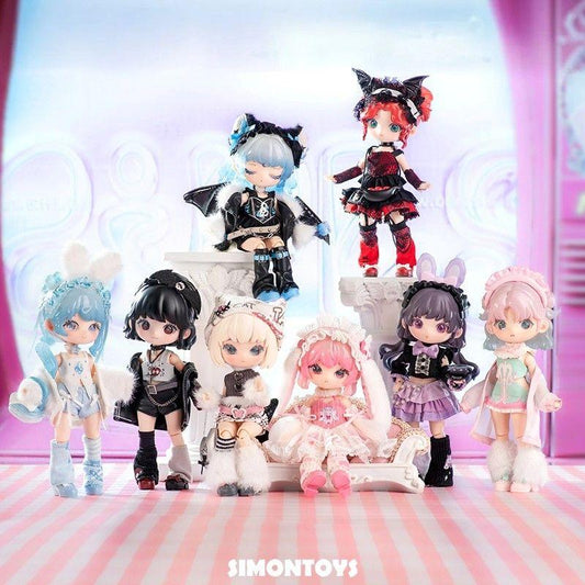SIMONTOYS 릴로로 이진법 달콤한 과자 시리즈 1/12 스케일 BJD 가동 조인트 인형 세트 포함 컬렉션 선물용으로 최적