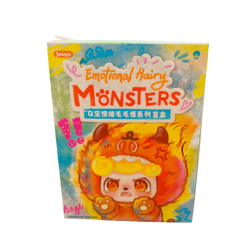 JOTOYS Odd & End Trendy Q-Baby Emotional Furry Monster Series 인형 키 체인 블라인드 박스 트렌디한 장난감 및 선물