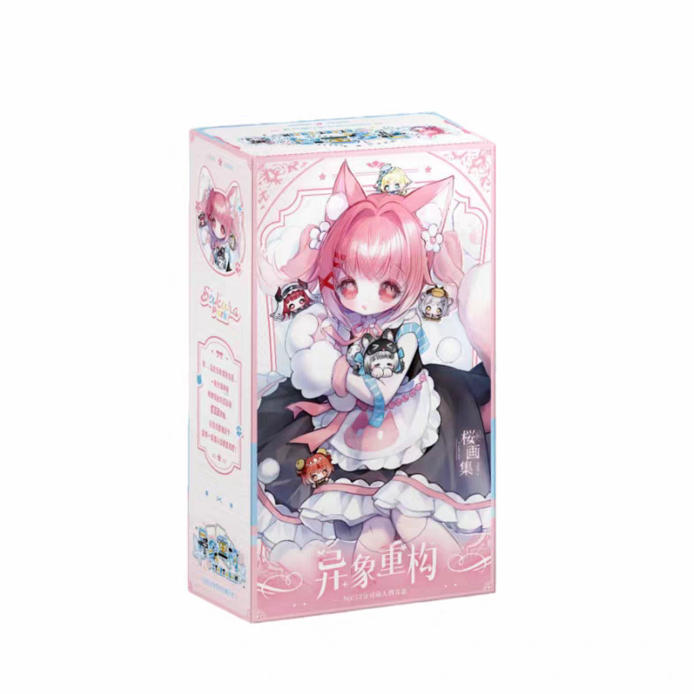 정품 Sakura Artbook Anomaly Reconstruction 12분 BJD 블라인드 박스 관절 인형, 트렌디 토이 피규어 장식