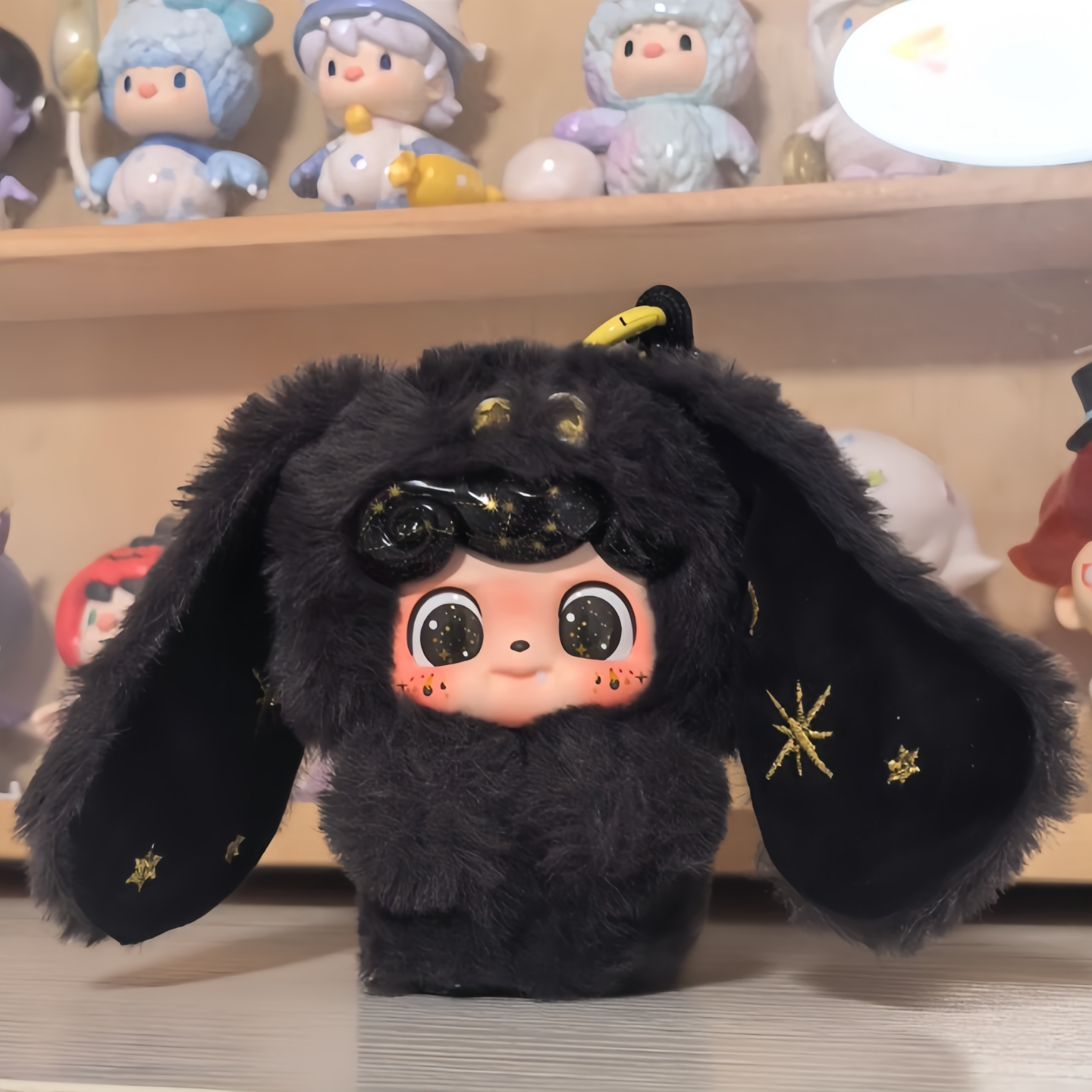JOTOYS Odd & End Trendy Q-Baby Emotional Furry Monster Series 인형 키 체인 블라인드 박스 트렌디한 장난감 및 선물