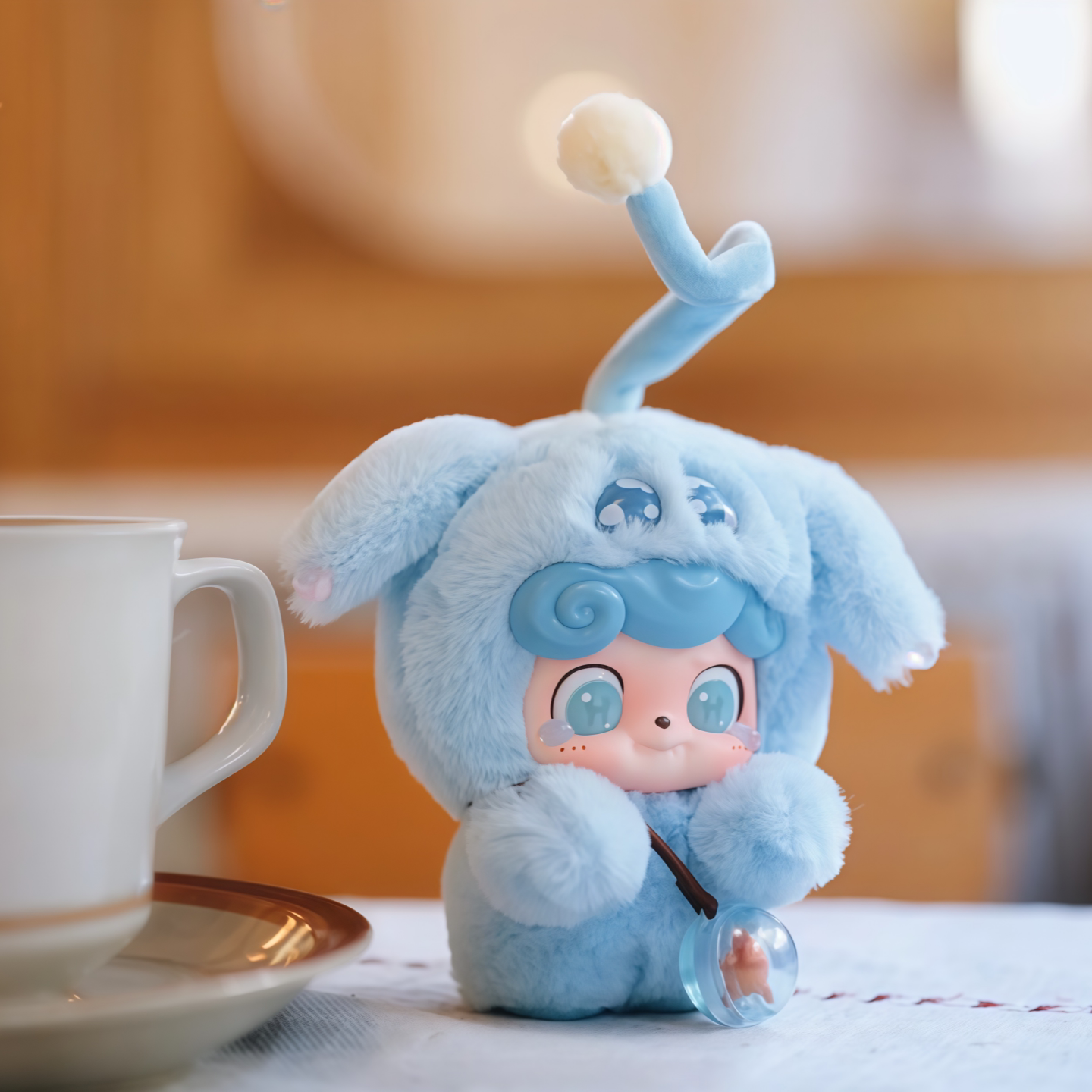 JOTOYS Odd & End Trendy Q-Baby Emotional Furry Monster Series 인형 키 체인 블라인드 박스 트렌디한 장난감 및 선물